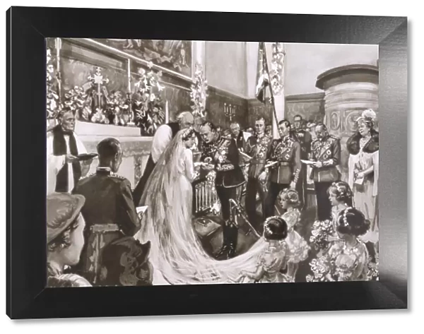 Royal Wedding 1935 - in the Chapel at Buckingham Palace