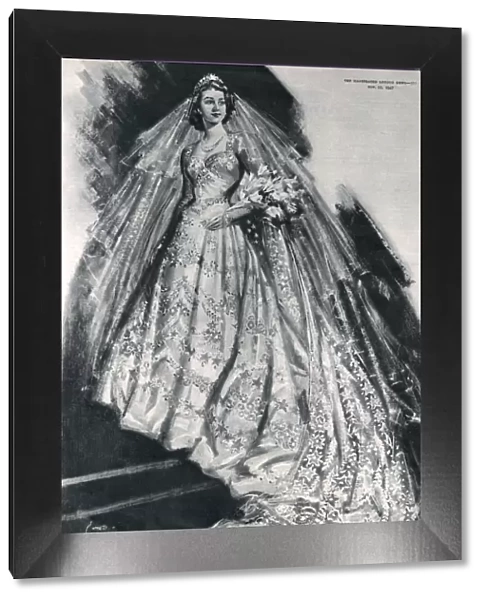 Royal Wedding 1947. The Wedding Dress