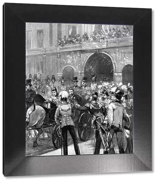 Royal wedding 1893 - the departure