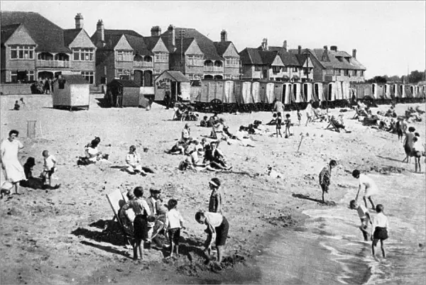 Beach scene, Walton-on-the-Naze, Essex