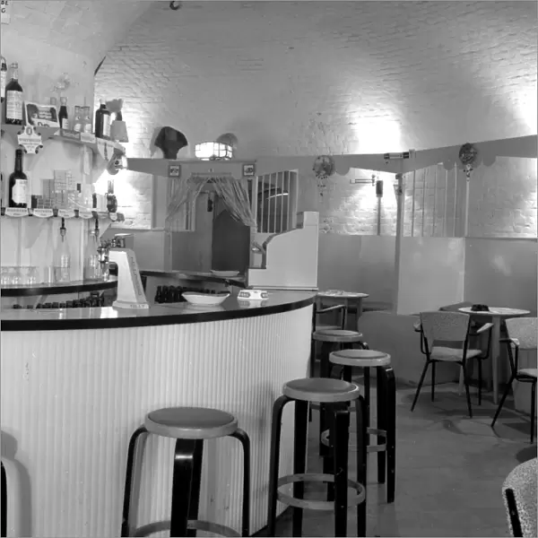 Bar inside a martello tower, Walton-on-the-Naze, Essex