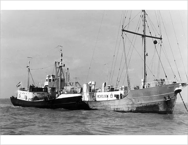 Pirate Radio ship, Radio Caroline, Essex coast