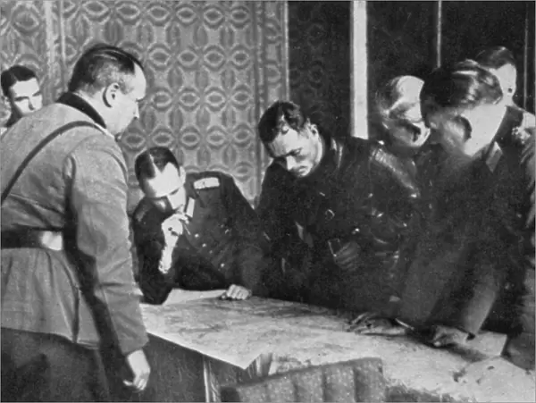 Germany and Russia discuss the division of Poland, 1939