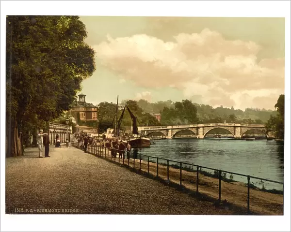 Richmond, the bridge, London and suburbs, England