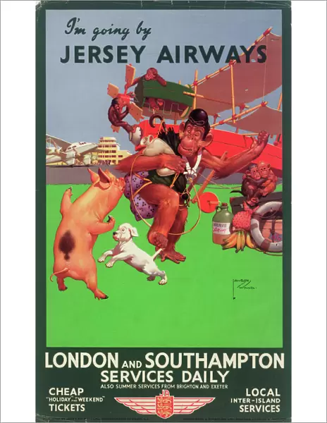 Poster, Jersey Airways