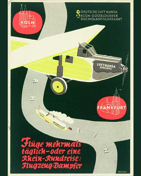 Leaflet design, Lufthansa