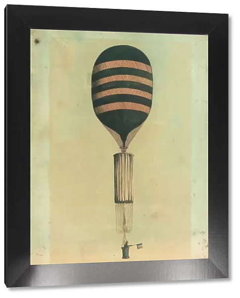 Garnerin balloon with parachute