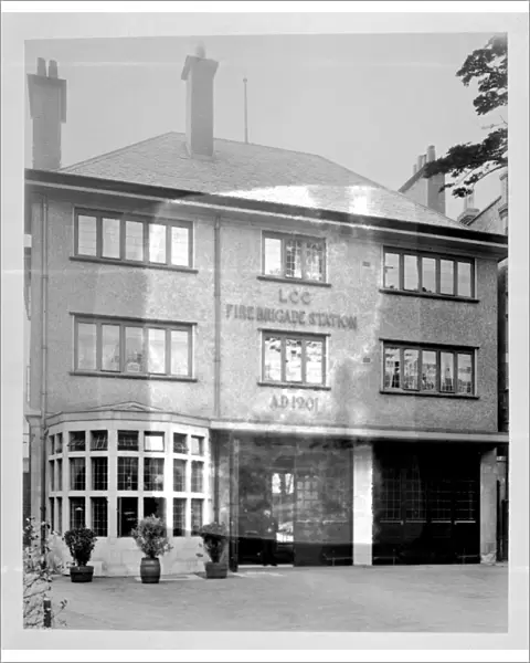 LCC-MFB West Hampstead fire station, NW London