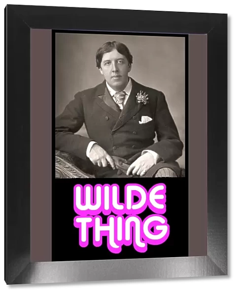 Oscar Wilde - Wilde Thing - T-shirt  /  poster print design