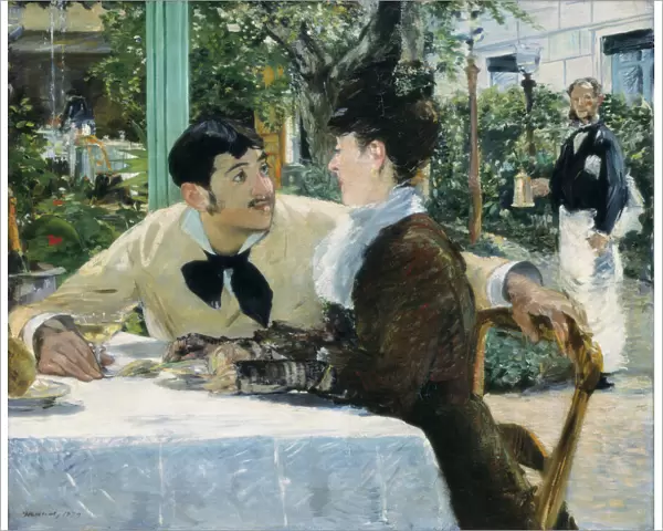 MANET, ɤouard (1832-1883). At P貥Lathuille