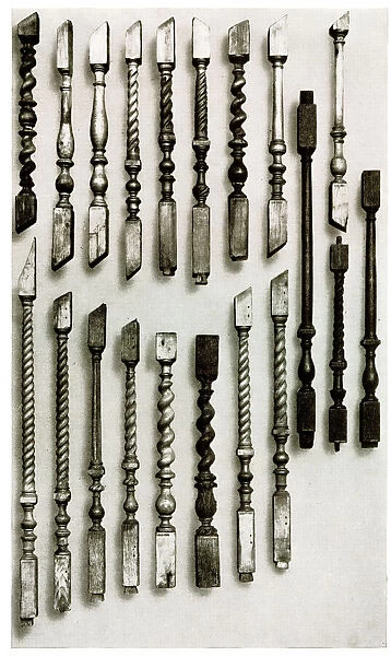 17th and 18th century balusters