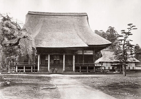1871 Japan - Taima temple near Tana - from The Far East magazine