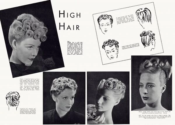 1938 hairstlyes for women