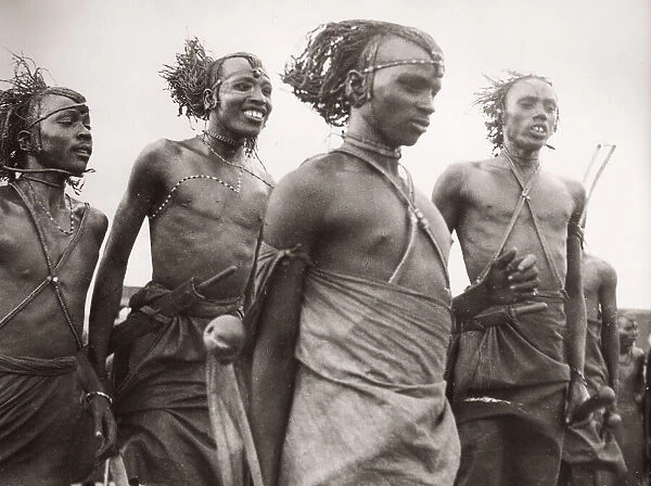 1940s East Africa Kenya Msai tribe