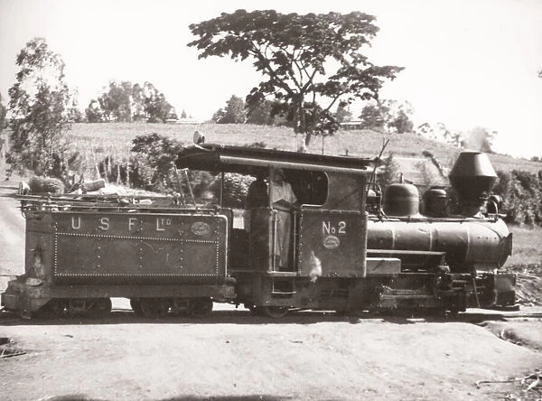 1940s East Africa - Uganda train Lugasi sugar plantation