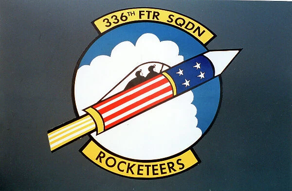 336th Fighter Squadron Rocketeers badge