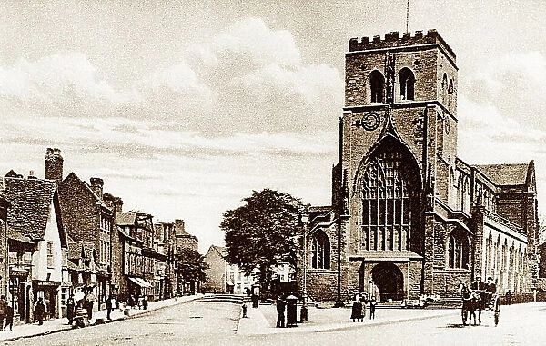 Abbey Church, Shrewsbury early 1900's