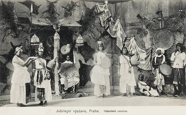 Abyssinian Village - Jubilee Exhibition, Prague