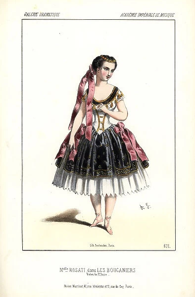Actress and courtesan Mlle Alphonsine as Pouponetta