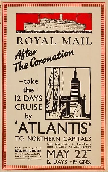 Advertisement for Atlantis cruise to northern capitals
