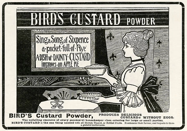 Advert for Birds Custard Powder 1905