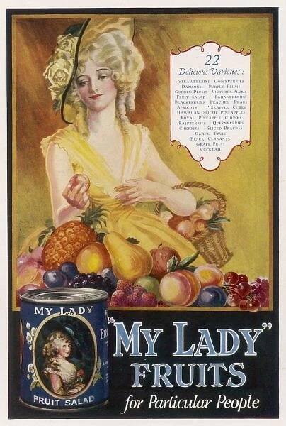 Advert  /  Canned Fruit 1929