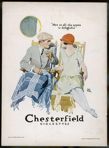 Advert  /  Chesterfield Cigs