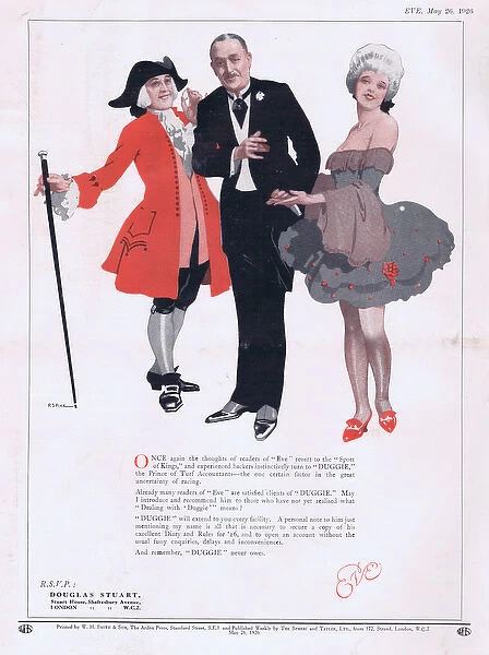 Advert for Douglas Stuart, Turf Accointants, London 1926
