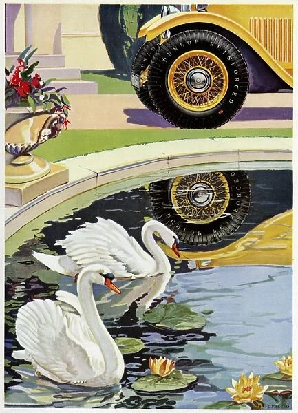 Advert for Dunlop tyres 1931