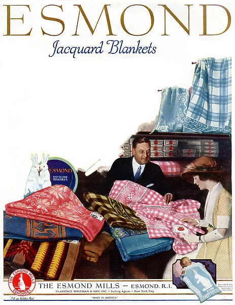 Advert, Esmond Jacquard Blankets