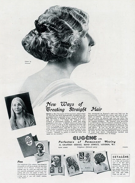 Advert for Eugene hair treatment 1923