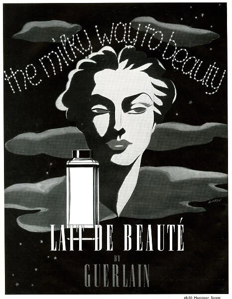 Advert, Guerlain Lait de Beaute, Beauty Lotion