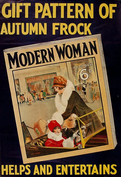 Advertisement for Modern Woman magazine