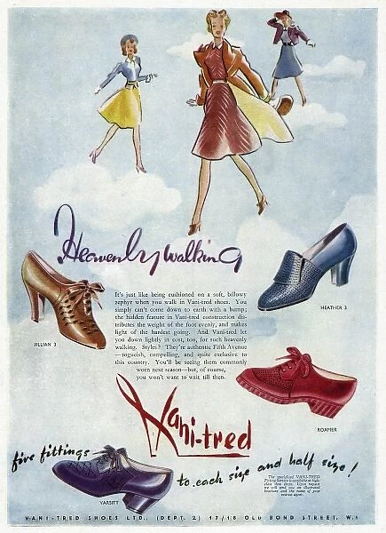 Advert for Vani-Tred shoes 1941