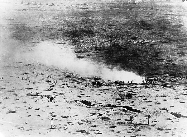 Aerial view of Battle of Somme