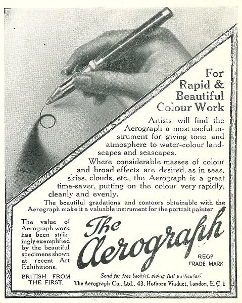 The Aerograph Advertisement