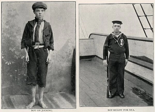 Before and After, Training Ship Wellesley, North Shields