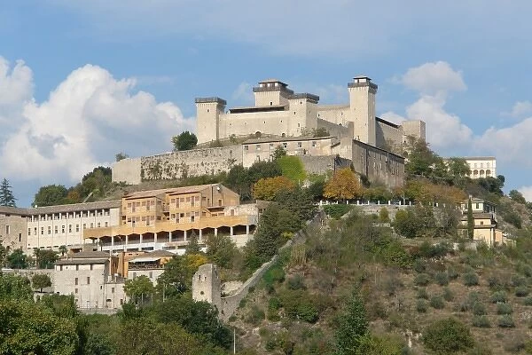 Albornozian Castle, Spoleto, Umbria, Italy