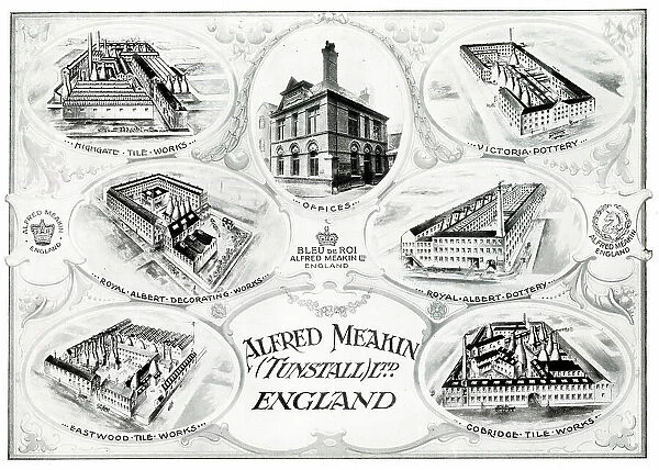 Alfred Meakin Potteries and Tile Works, Stoke on Trent