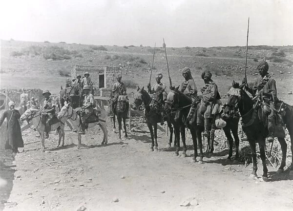 Allied troops on the advance to Damascus, WW1