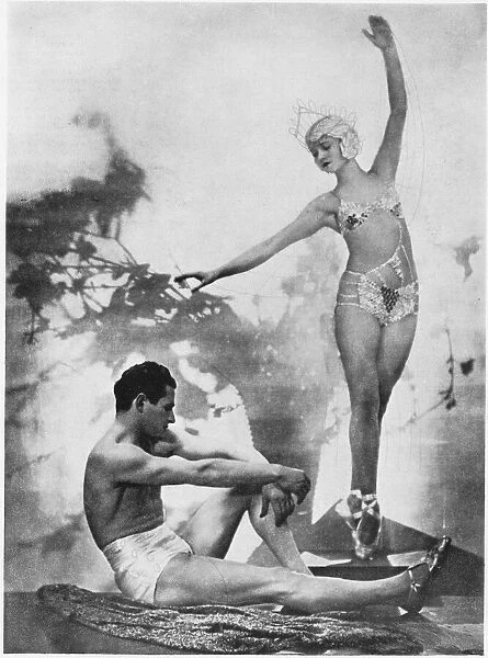 The American dancers Marcya and Donald, 1930