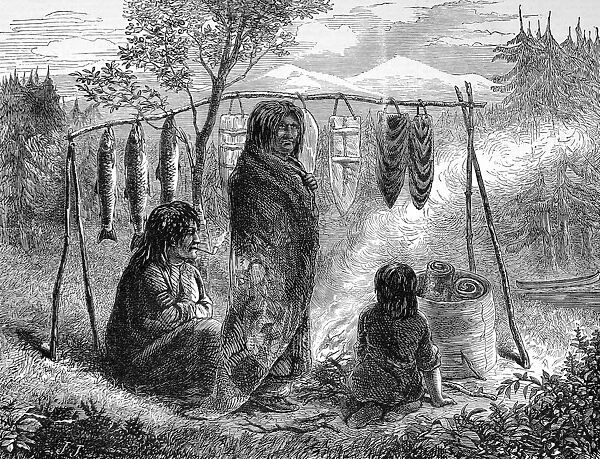 American Indians. Salmon eaters of British Columbia