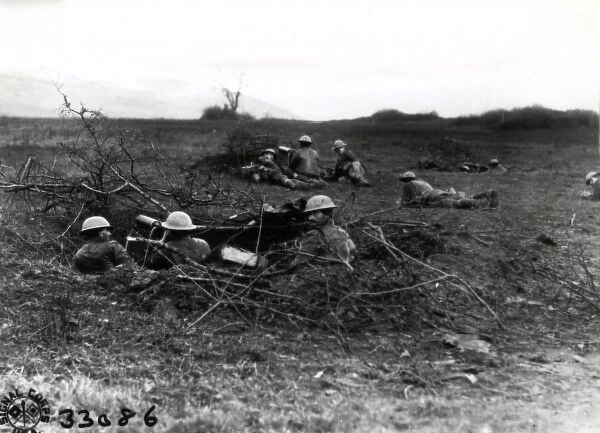 American machine gun crews, Western Front, WW1