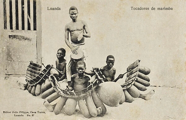 Angola, Africa - Marimba Players