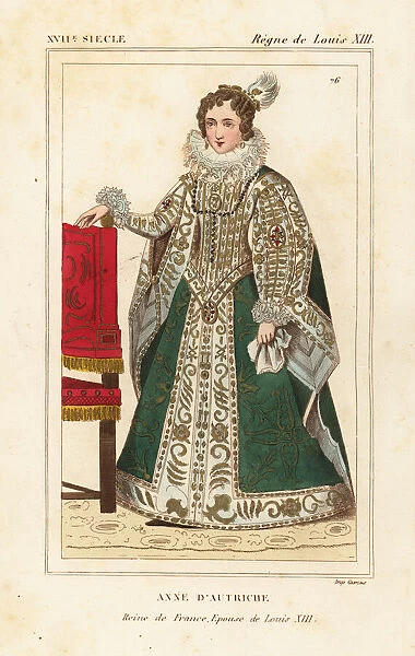 Anne of Austria, queen of France, wife to