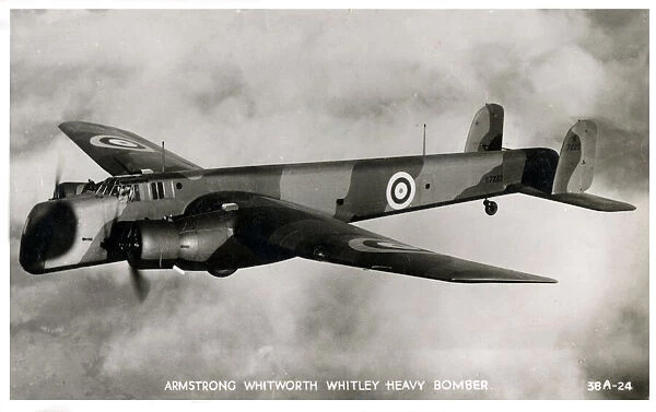 Armstrong Whitworth A. W. 38 Whitley bomber