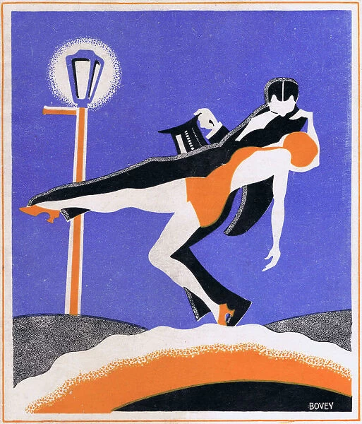 Art deco cover for Theatre World, November 1925