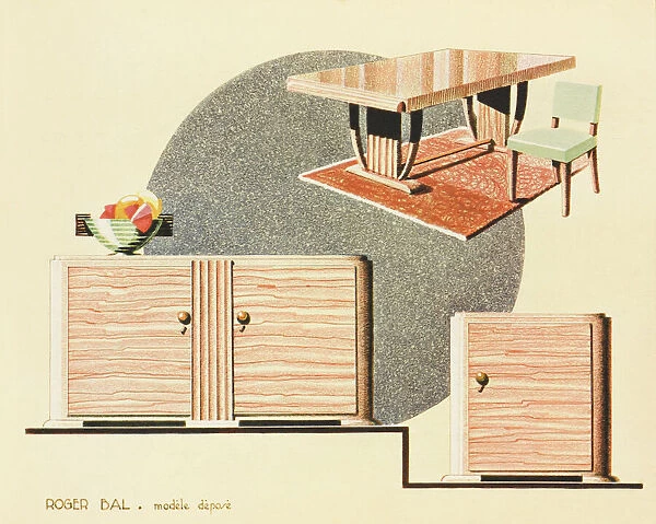 Art Deco Dining Suite