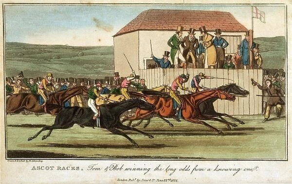 Ascot in 1822  /  Alken