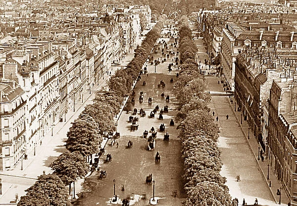 Avenue des Champs Elysees, Paris, France